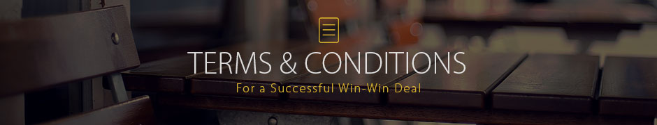 Terms and Conditions banner